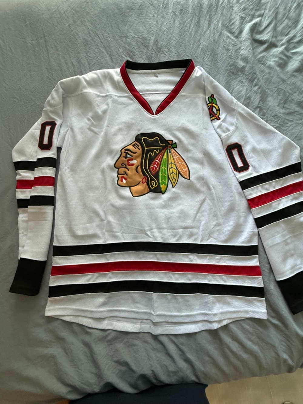 Chicago Blackhawks - GRISWOLD White Hockey Jersey Christmas Vacation